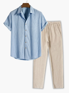 Ensemble homme chemise rayée