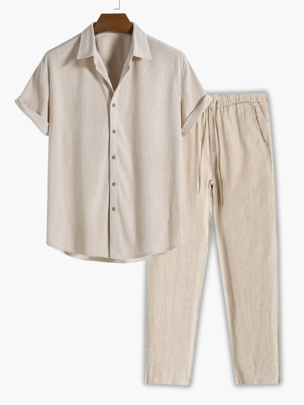 Ensemble homme chemise rayée