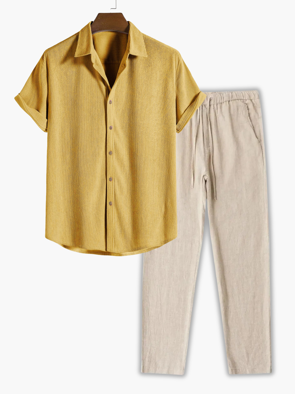 Ensemble homme chemise rayée
