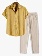 Ensemble homme chemise rayée
