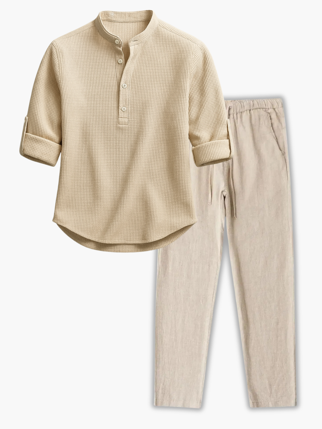 Ensemble homme chemise texturée