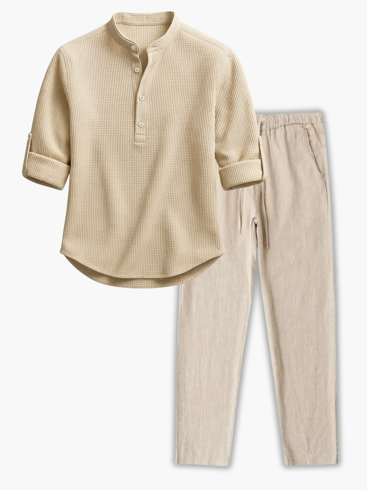 Ensemble homme chemise texturée