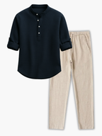 Ensemble homme chemise texturée