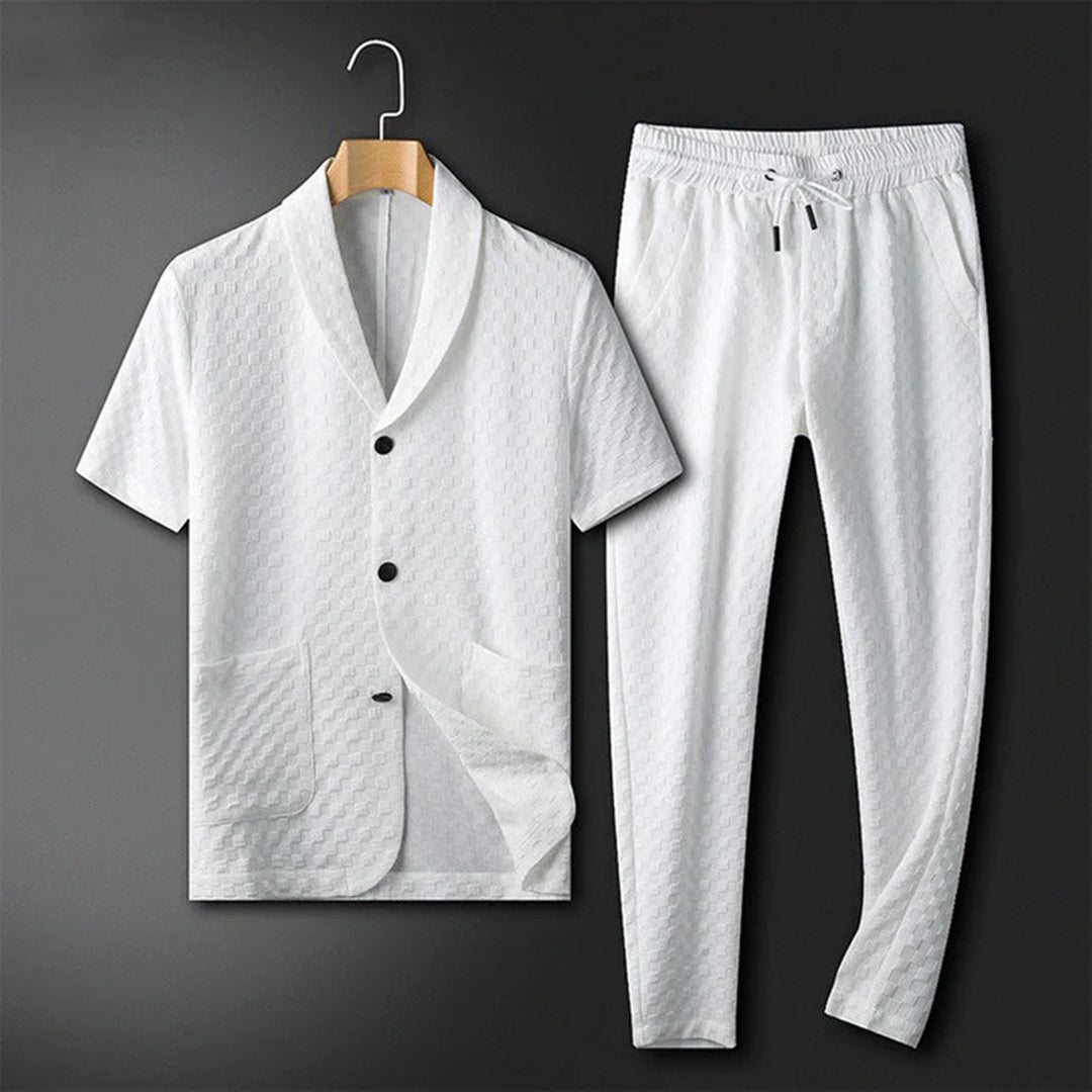 Ensemble homme col châle