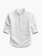 Ensemble homme col mao boutonné
