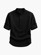 Ensemble homme col mao boutonné