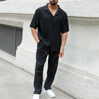 Ensemble homme plissé