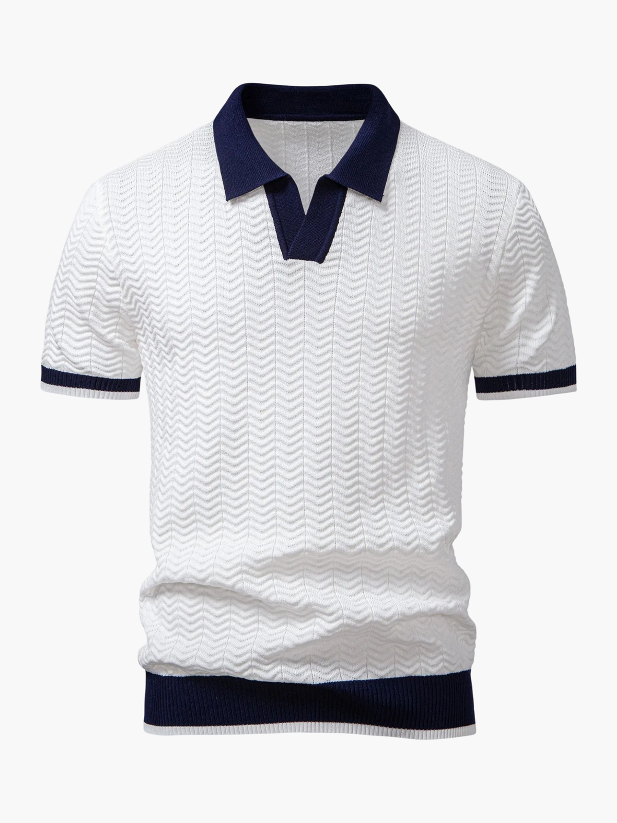 Ensemble homme polo tricoté