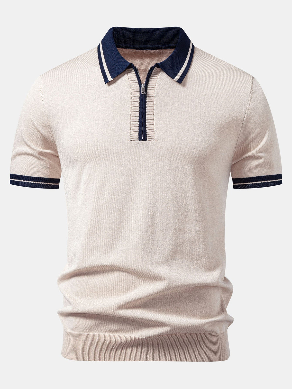 Ensemble homme polo zippé et pantalon habillé