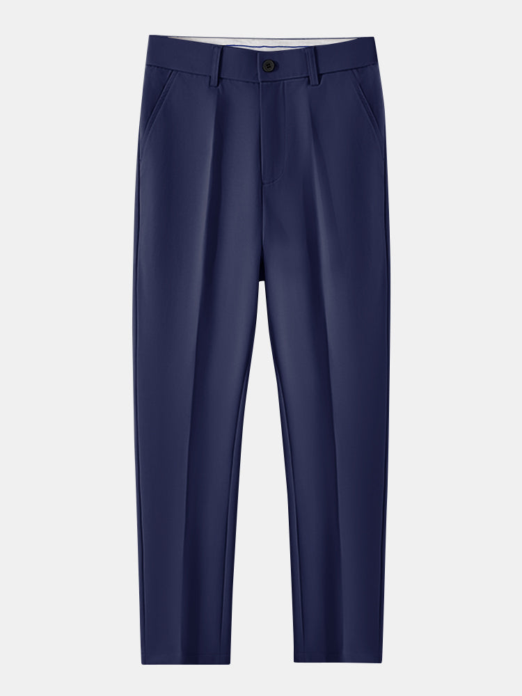 Ensemble homme polo zippé et pantalon habillé