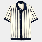 Ensemble homme rayé boutonné