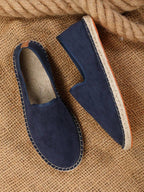 Espadrilles homme à enfiler semelle plate