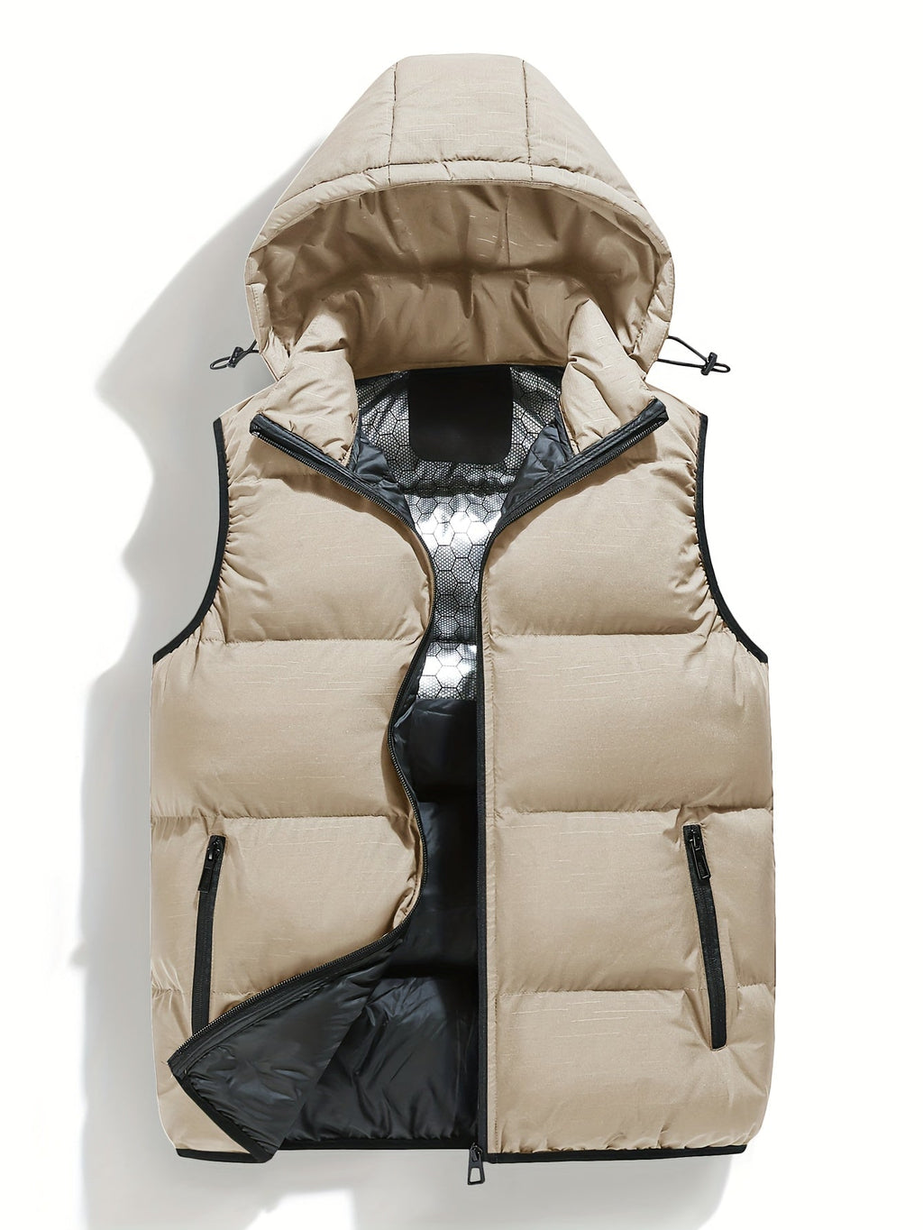 Gilet homme à capuche