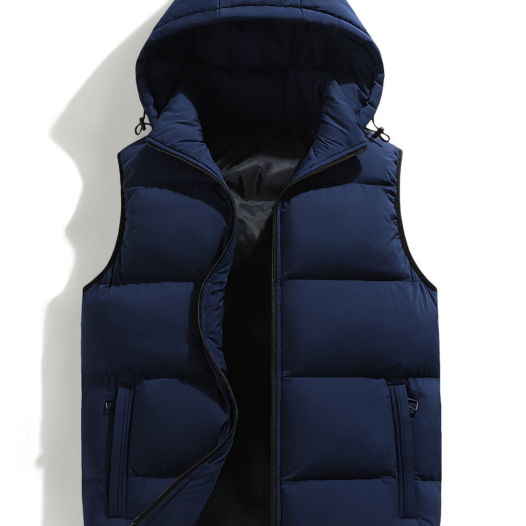 Gilet homme à capuche