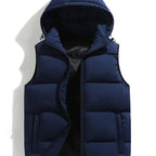 Gilet homme à capuche