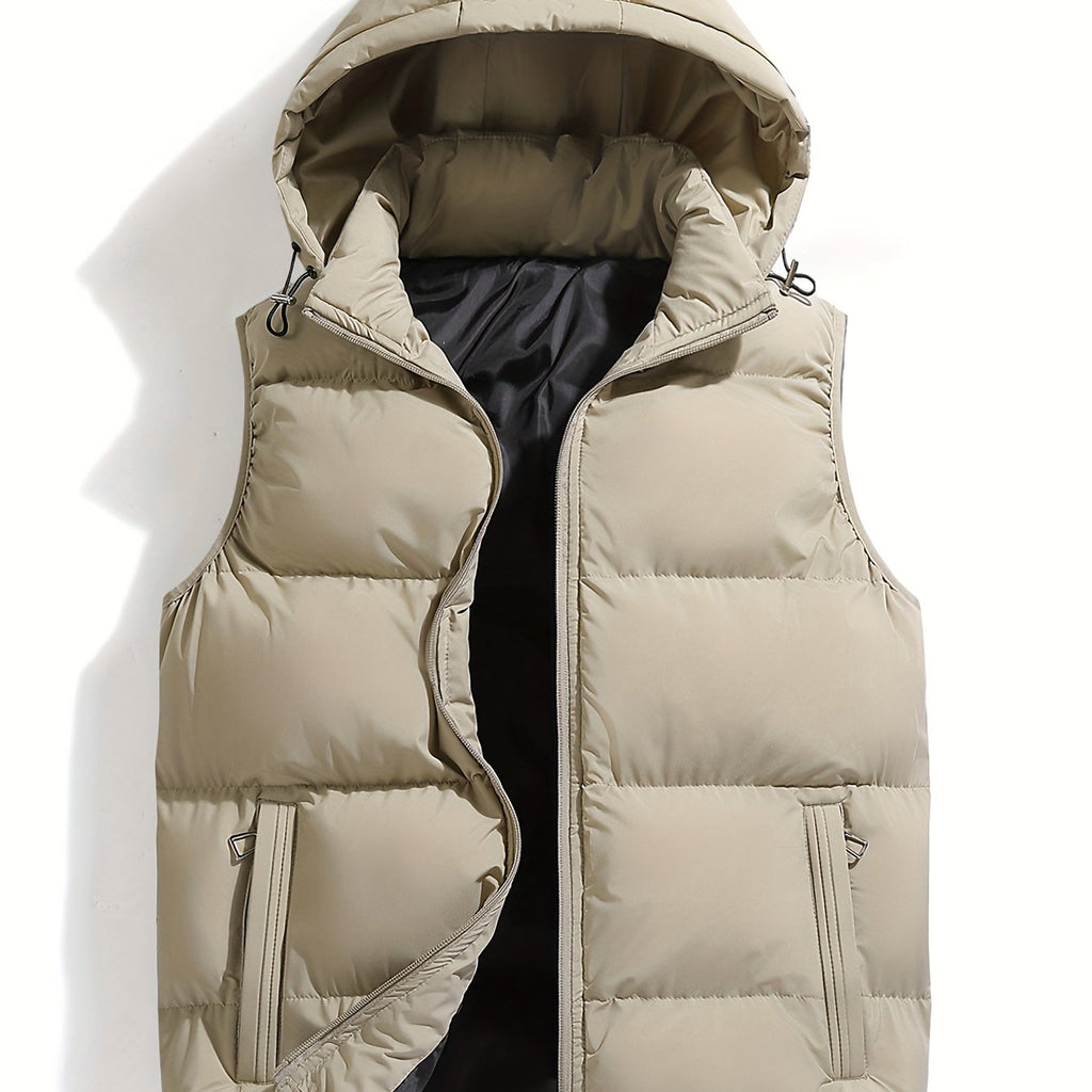 Gilet homme à capuche