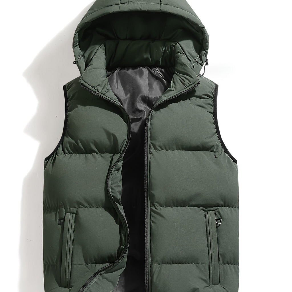 Gilet homme à capuche