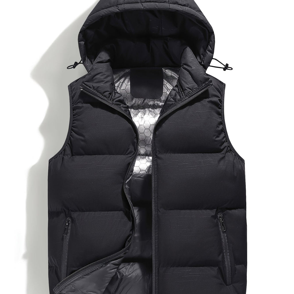 Gilet homme à capuche