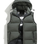 Gilet homme à capuche