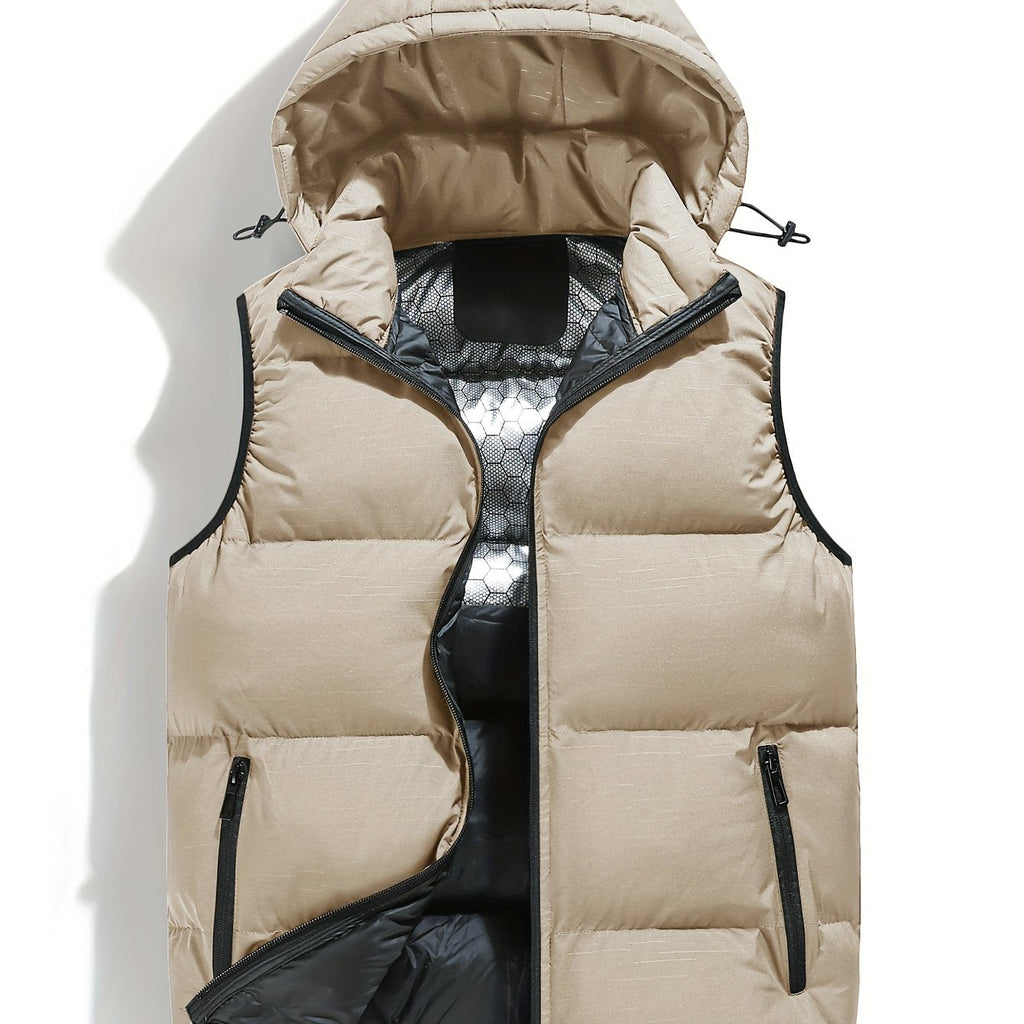 Gilet homme à capuche