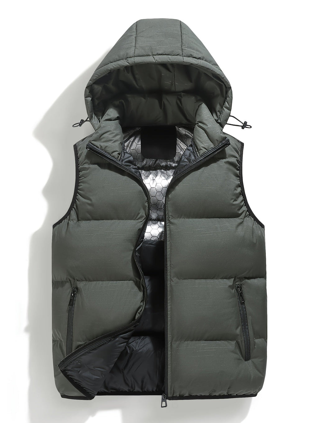 Gilet homme à capuche