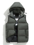 Gilet homme à capuche