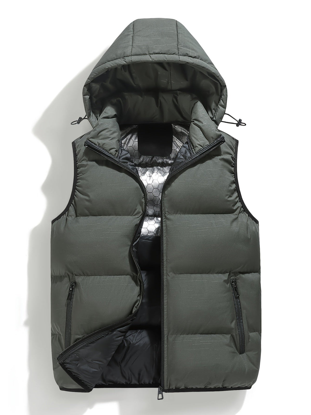 Gilet homme à capuche
