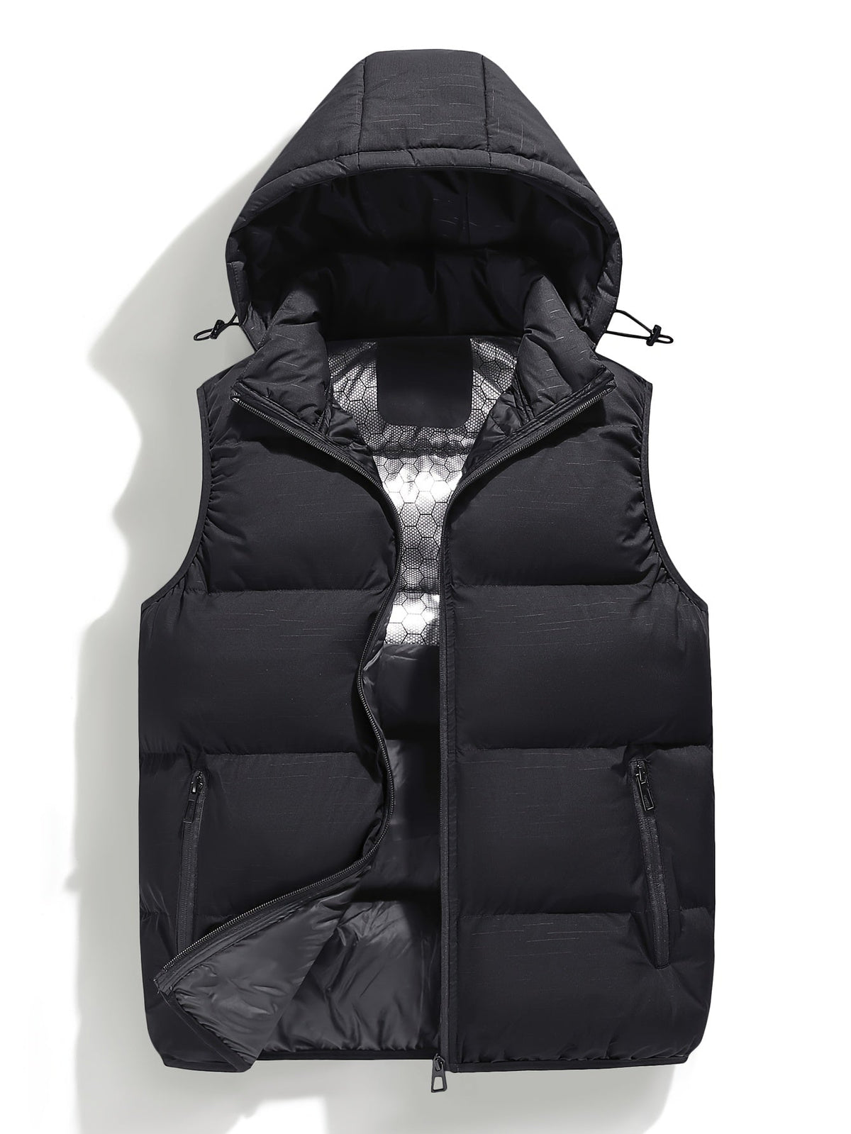 Gilet homme à capuche
