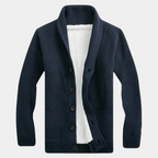 Gilet homme col châle boutonné