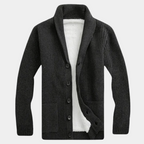 Gilet homme col châle boutonné
