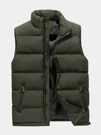 Gilet homme col montant