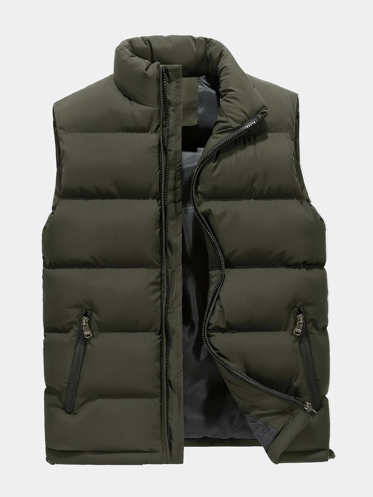 Gilet homme col montant