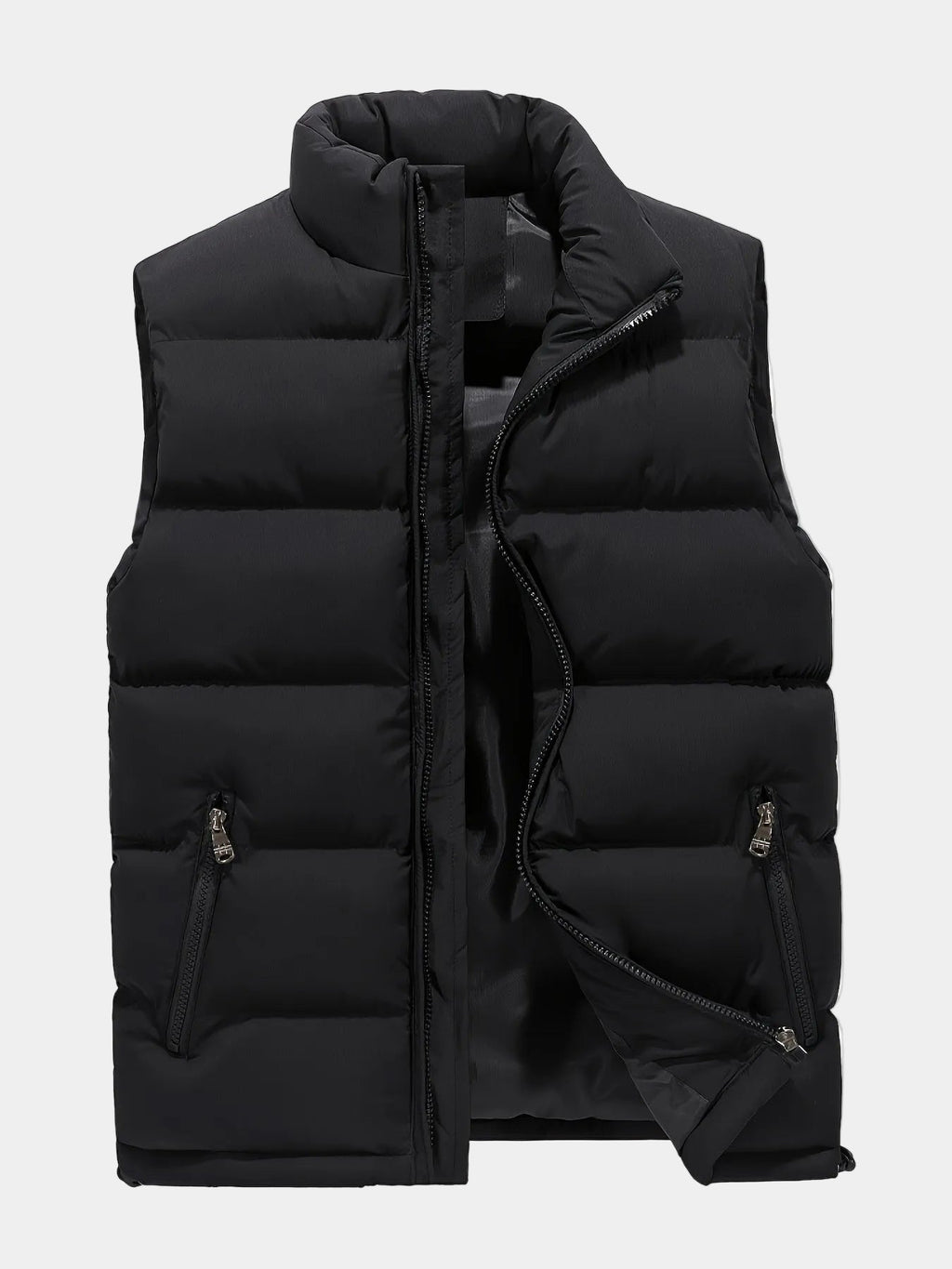 Gilet homme col montant