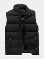 Gilet homme col montant