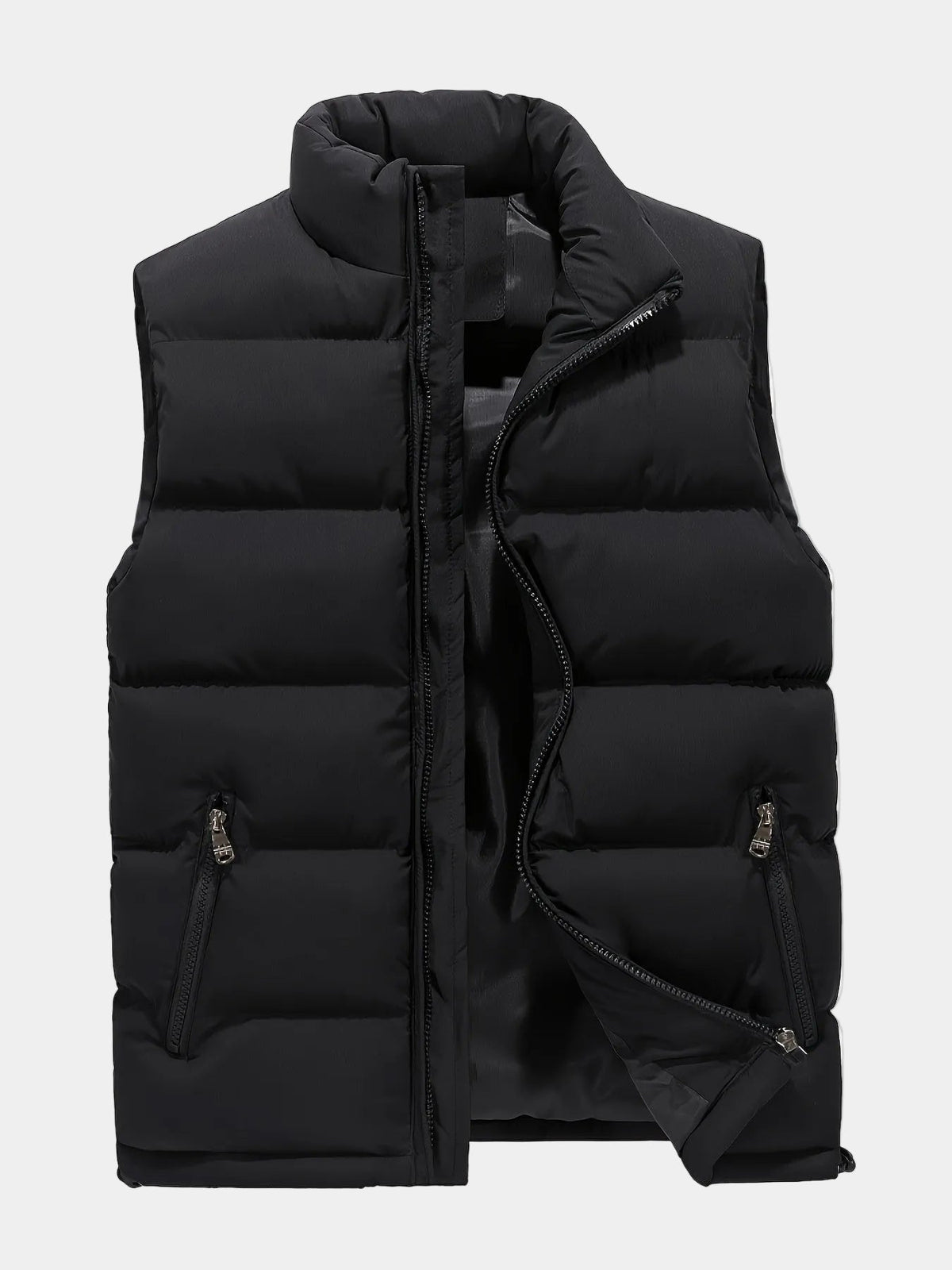 Gilet homme col montant