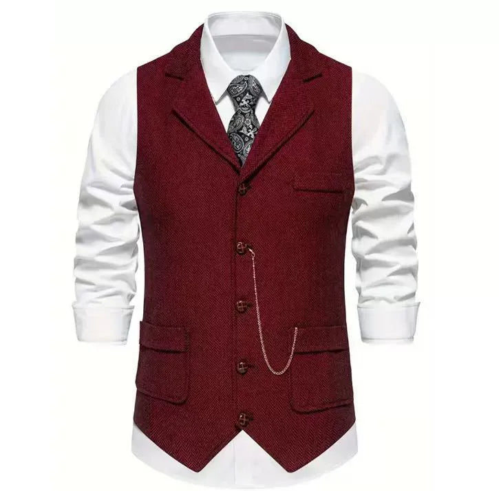 Gilet homme de costume à boutons