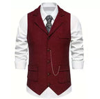 Gilet homme de costume à boutons