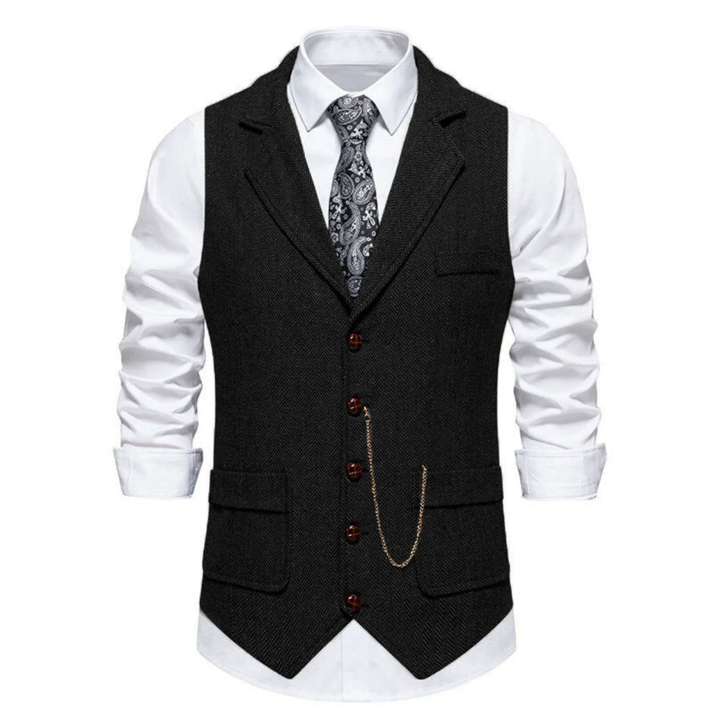 Gilet homme de costume à boutons