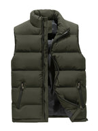 Gilet Homme Matelassé à Col Montant