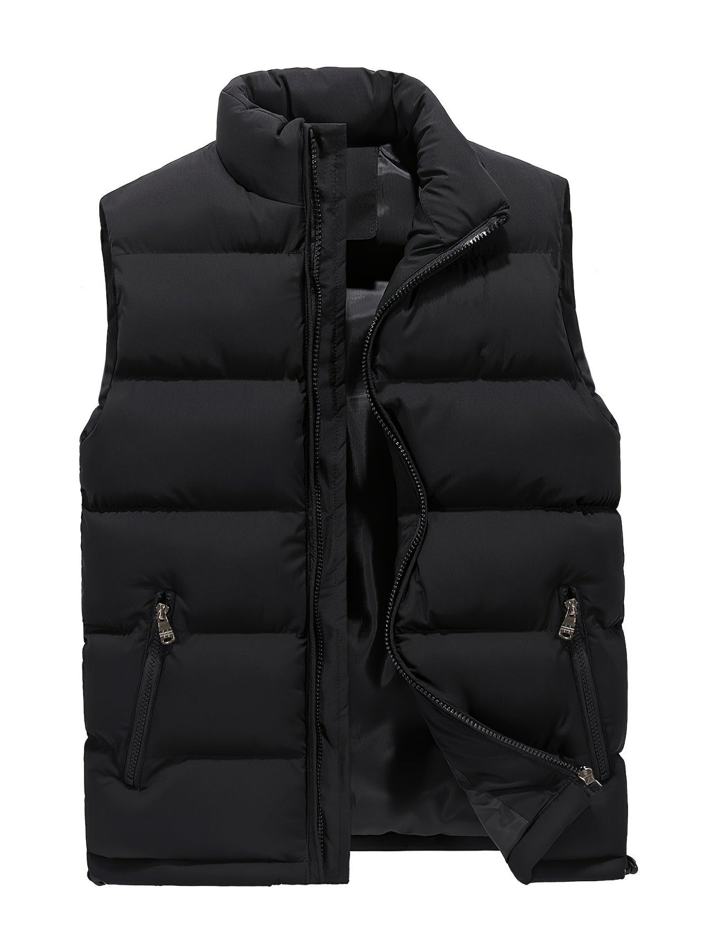 Gilet Homme Matelassé à Col Montant