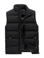 Gilet Homme Matelassé à Col Montant