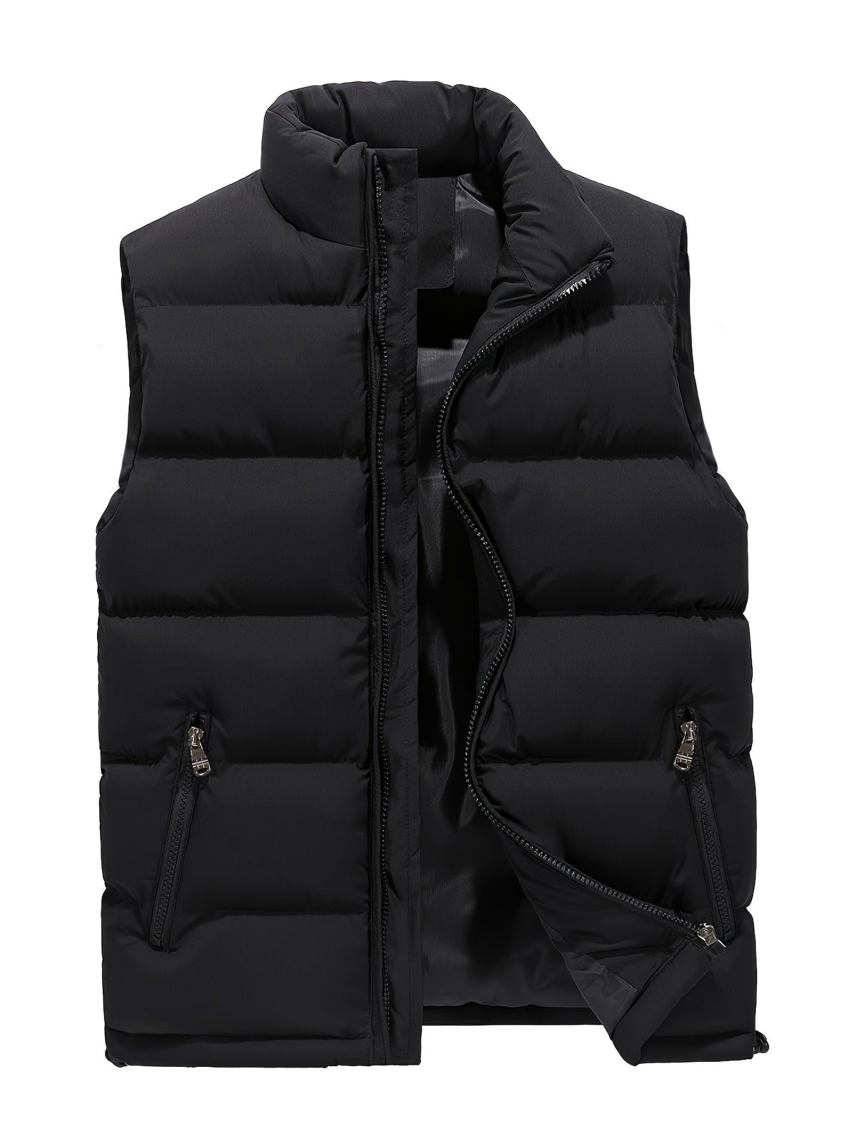 Gilet Homme Matelassé à Col Montant
