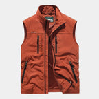 Gilet homme zippé col montant