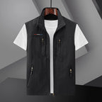 Gilet homme zippé multi-poches