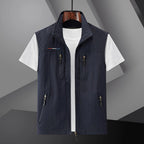 Gilet homme zippé multi-poches