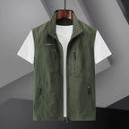 Gilet homme zippé multi-poches