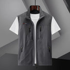 Gilet homme zippé multi-poches