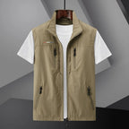 Gilet homme zippé multi-poches