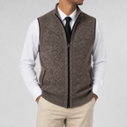 Gilet homme zippé sans manches