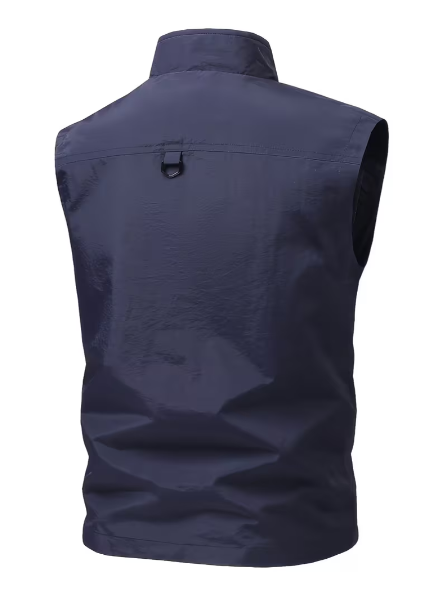 Gilet utilitaire zippé pour hommes